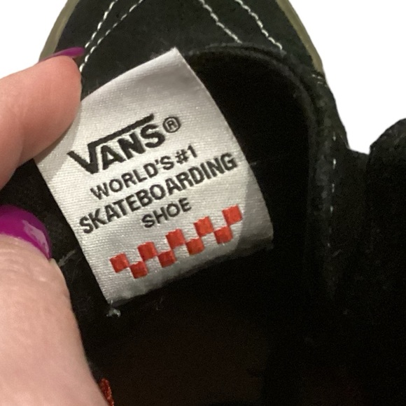 Vans Skateboard Sk8 Classic Hi-Top Oversized Checkerboard 12 - Picture 12 of 14